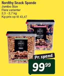 Fakta Tyskland Nordthy Snack Spande tilbud