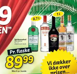 Fakta Tyskland Spiritusmarked Tanqueray tilbud