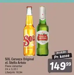 Fakta Tyskland SOL Cerveza Original el. Stella Artois tilbud