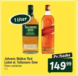 Fakta Tyskland Johnnie Walker Red Label el. Tullamore Dew Flere varianter tilbud