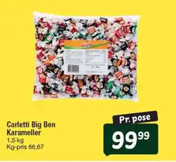 Fakta Tyskland Carletti Big Ben Karameller tilbud