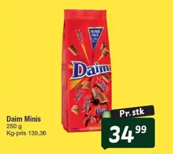 Fakta Tyskland Daim Minis tilbud