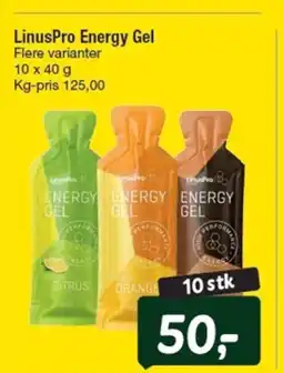 Fakta Tyskland LinusPro Energy Gel tilbud