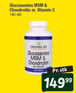 Fakta Tyskland Glucosamine MSM & Chondroitin m. Vitamin C 180 stk tilbud