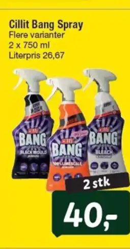 Fakta Tyskland Cillit Bang Spray tilbud