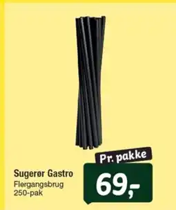 Fakta Tyskland Sugerør Gastro Flergangsbrug 250-pak tilbud