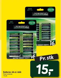 Fakta Tyskland Batterier AA el. AAA tilbud
