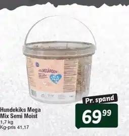 Fakta Tyskland Hundekiks Mega Mix Semi Moist= tilbud