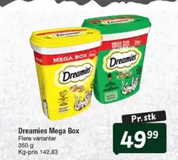 Fakta Tyskland Dreamies Mega Box tilbud