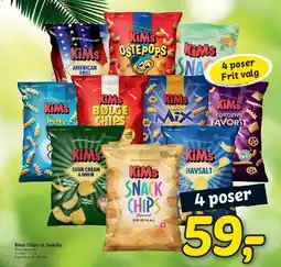 Fakta Tyskland Kims Chips el. Snacks tilbud