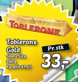 Fakta Tyskland Toblerone Gold tilbud