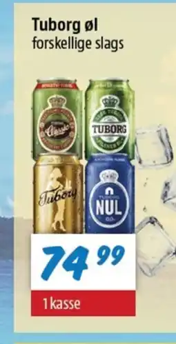 zur Krone Tuborg øl forskellige slags tilbud