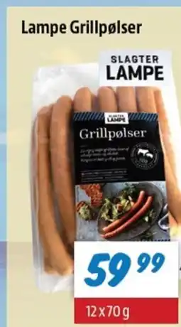 zur Krone Lampe Grillpølser tilbud