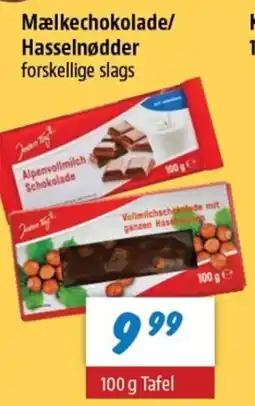 zur Krone Mælkechokolade/ Hasselnødder tilbud