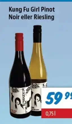 zur Krone Kung Fu Girl Pinot Noir eller Riesling tilbud