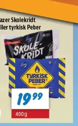 zur Krone Fazer Skolekridt eller tyrkisk Peber tilbud
