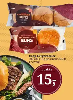 LokalBrugsen Coop burgerboller tilbud