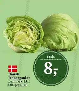 LokalBrugsen Dansk Icebergsalat Danmark, kl. I. tilbud