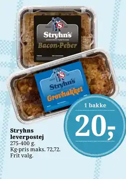 LokalBrugsen Stryhn's leverpostej tilbud