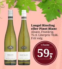 LokalBrugsen Laugel Riesling eller Pinot Blanc tilbud