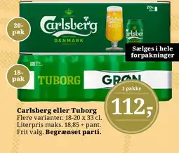 LokalBrugsen Carlsberg eller Tuborg tilbud
