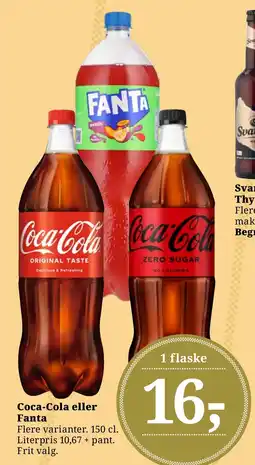 LokalBrugsen Coca-Cola eller Fanta tilbud