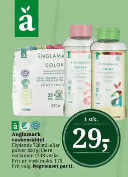 LokalBrugsen Änglamark vaskemiddel tilbud