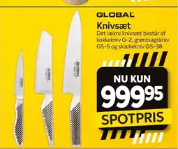 Din Isenkræmmer GLOBAL Knivsæt tilbud