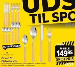 Din Isenkræmmer Grand Cru Bistro bestik tilbud