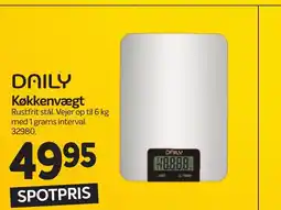 Din Isenkræmmer DAILY Køkkenvægt tilbud