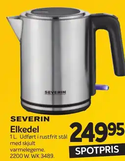 Din Isenkræmmer SEVERIN Elkedel tilbud