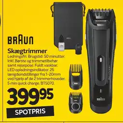 Din Isenkræmmer BRAUN Skægtrimmer tilbud
