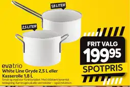 Din Isenkræmmer Evatrio white line gryde tilbud