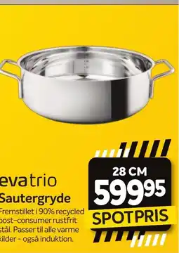 Din Isenkræmmer Evatrio sautergryde tilbud