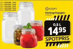 Din Isenkræmmer ONZEPT Henkogningsglas tilbud