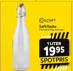 Din Isenkræmmer ONZEPT Saftflaske tilbud