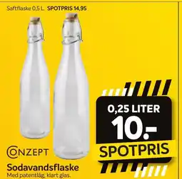Din Isenkræmmer ONZEPT Sodavandsflaske tilbud
