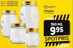 Din Isenkræmmer ONZEPT Geleglas tilbud