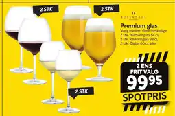 Din Isenkræmmer Premium glas tilbud