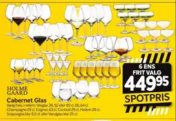 Din Isenkræmmer HOLME GAARD Cabernet Glas tilbud