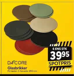 Din Isenkræmmer DA CORE Glasbrikker tilbud