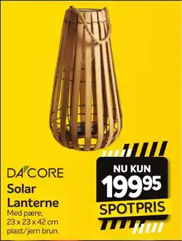 Din Isenkræmmer DA CORE Solar Lanterne tilbud