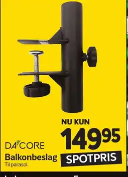 Din Isenkræmmer DA CORE Balkonbeslag tilbud