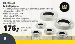 10-4 Byggecenter RD-CT 26-48 Festool hjulposer tilbud