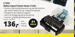 10-4 Byggecenter E-13552 Makita Impact Premier bitsæt 31 dele tilbud