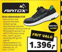 10-4 Byggecenter Airtox sikkerhedssko FL44 tilbud