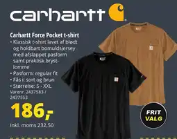 10-4 Byggecenter Carhartt Force Pocket t-shirt tilbud