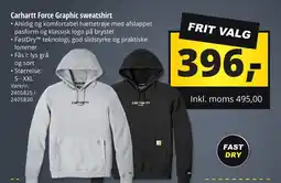 10-4 Byggecenter Carhartt Force Graphic sweatshirt tilbud
