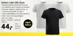 10-4 Byggecenter Snickers t-shirt 2502 Classic tilbud