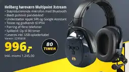 10-4 Byggecenter Hellberg høreværn Multipoint Xstream tilbud